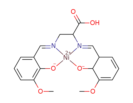 nickel(II) (2,3-bis[(2-hydroxy-3-methoxybenzylidene)amino]propionic acid)