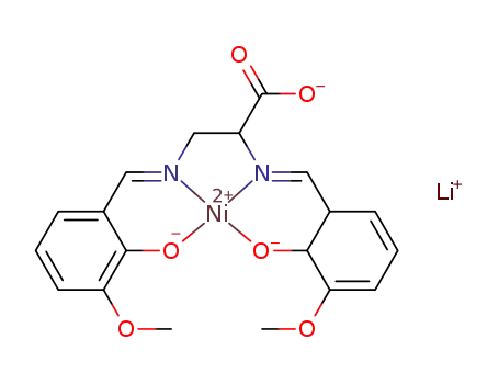 nickel(II) (2,3-bis[(2-hydroxy-3-methoxybenzylidene)amino]lithium propionate)