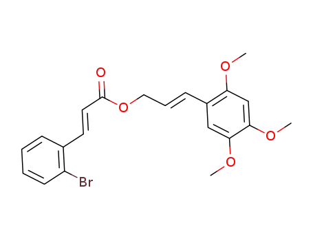(E)-3-(2,4,5-trimethoxyphenyl)allyl (E)-3-(2-bromophenyl)acrylate
