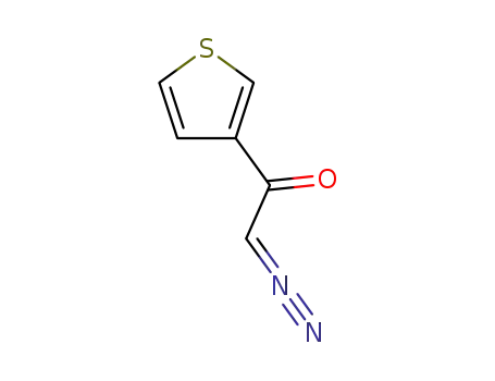 1-diazo-2-(thiophen-3-yl)ethanone