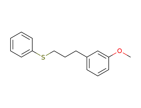 3-(m-methoxyphenyl)-1-phenylthiopropane