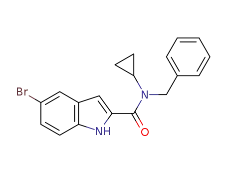 N-benzyl-5-bromo-N-cyclopropyl-1H-indole-2-carboxamide