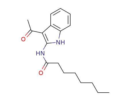 N-(3-acetyl-1H-indol-2-yl)octanamide