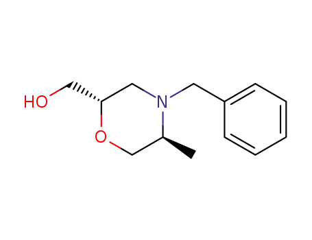 ((2S,5S)-4-benzyl-5-methylmorpholin-2-yl)methanol