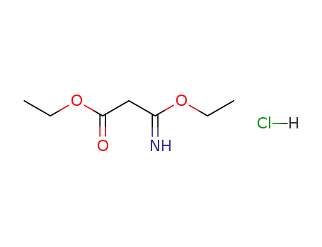 Molecular Structure of 2318-25-4 (Ethyl 3-ethoxy-3-iminopropionate hydrochloride)