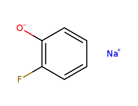 Molecular Structure of 367-05-5 (Phenol, 2-fluoro-, sodium salt)