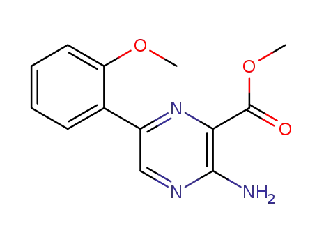 methyl 3-amino-6-(2-methoxyphenyl)pyrazine-2-carboxylate