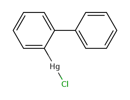 Molecular Structure of 10271-66-6 (Mercury, [1,1'-biphenyl]-2-ylchloro-)