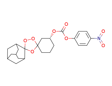 (1R)-dispiro[adamantane-2,3'-[1,2,4]trioxolane-5',1'-cyclohexan]-3'-yl (4-nitrophenyl)carbonate
