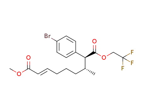 1-methyl 9-(2,2,2-trifluoroethyl) (7R,8S,E)-8-(4-bromophenyl)-7-methylnon-2-enedioate