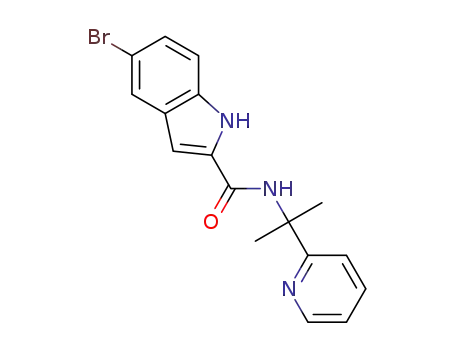 5-bromo-N-(2-(pyridin-2-yl)propan-2-yl)-1H-indole-2-carboxamide