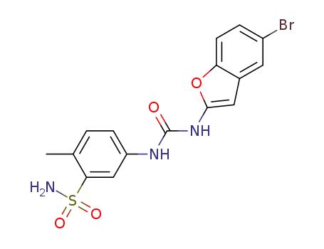 3-(5-bromo-1-benzofuran-2-yl)-1-(4-methyl-3-sulfamoylphenyl)urea