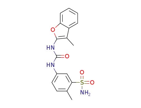 3-(3-methyl-1-benzofuran-2-yl)-1-(4-methyl-3-sulfamoylphenyl)urea