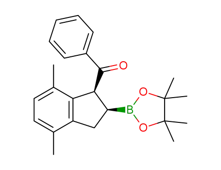 ((1S,2S)-4,7-dimethyl-2-(4,4,5,5-tetramethyl-1,3,2-dioxaborolan-2-yl)-2,3-dihydro-1H-inden-1-yl)(phenyl)methanone