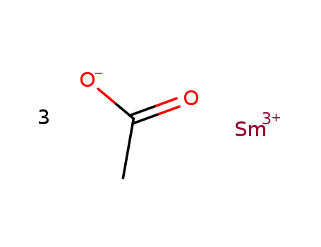 Acetic acid,samarium(3+) salt (3:1)
