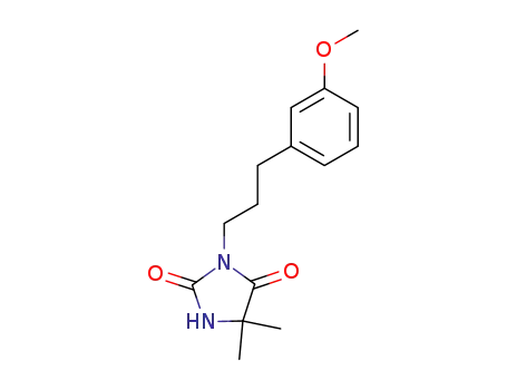 3-<3-(3-methoxyphenyl)propyl>-5,5-dimethyl-2,4-imidazolidinedione