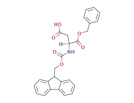 Molecular Structure of 86060-83-5 (Fmoc-L-Aspartic acid-1-benzyl ester)