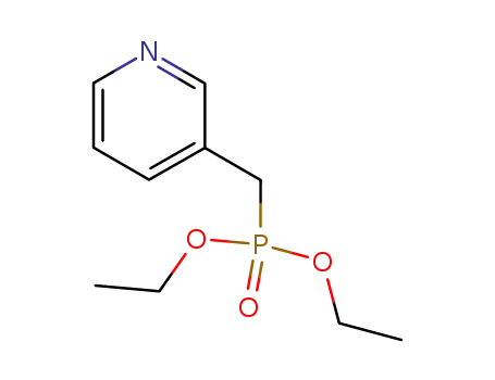 Molecular Structure of 2682-86-2 (Diethyl (3-pyridinylmethyl)phosphonate)