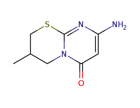 8-amino-3,4-dihydro-3-methyl-2H,6H-pyrimido<2,1-b><1,3>thiazin-6-one