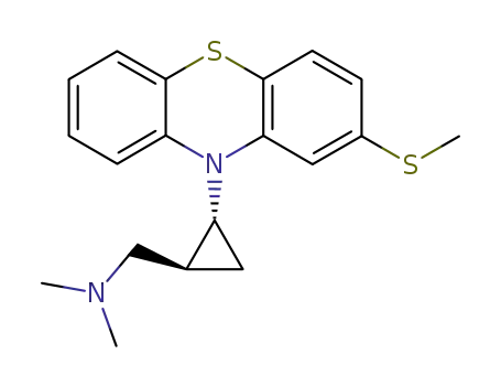 dimethyl-[trans-2-(2-methylsulfanyl-phenothiazin-10-yl)-cyclopropylmethyl]-amine