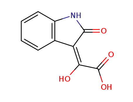 Molecular Structure of 14370-71-9 ((2-hydroxy-1H-indol-3-yl)(oxo)acetic acid)