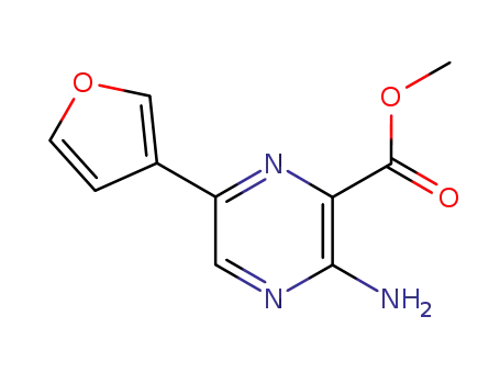 3-amino-6-(furan-3-yl)-pyrazine-2-carboxylic acid methyl ester
