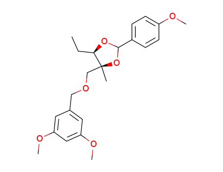 (4S,5R)-4-(3,5-Dimethoxy-benzyloxymethyl)-5-ethyl-2-(4-methoxy-phenyl)-4-methyl-[1,3]dioxolane