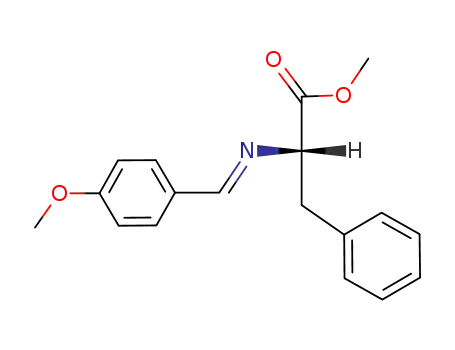 methyl (E,S)-2-(4-methoxybenzylideneamino)-3-phenylpropionate