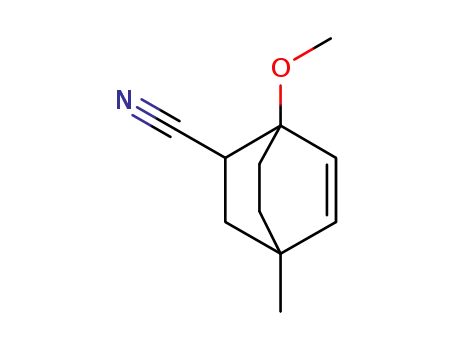1-methoxy-4-methylbicyclo<2.2.2>oct-5-ene-2-carbonitrile