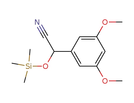 α-(3,5-dimethoxyphenyl)-α-(trimethylsilyloxy)acetonitrile