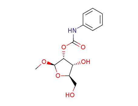 methyl 2-O-(phenylcarbamoyl)-β-D-ribofuranoside