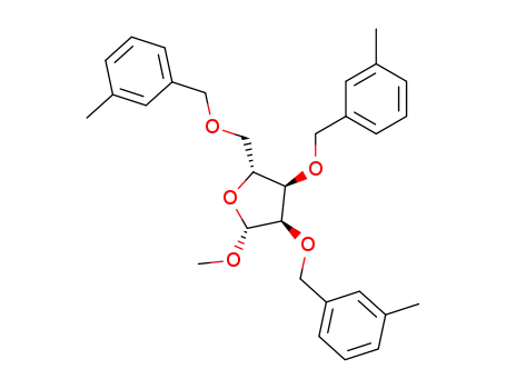 methyl 2,3,5-tri-O-(3-methylbenzyl)-β-D-ribofuranoside