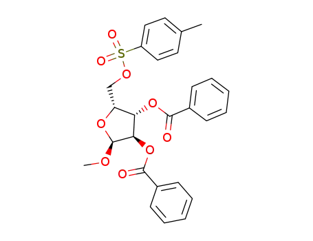 methyl 2,3-di-O-benzoyl-5-O-p-toluenesulfonyl-α-D-xylofuranoside