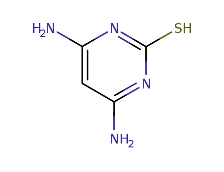 Molecular Structure of 1004-39-3 (4,6-DIAMINO-2-MERCAPTOPYRIMIDINE)
