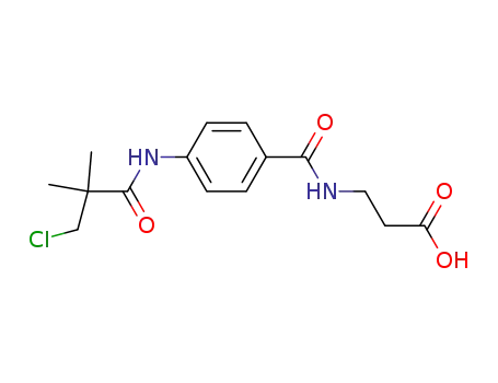 3-[4-(3-Chloro-2,2-dimethyl-propionylamino)-benzoylamino]-propionic acid