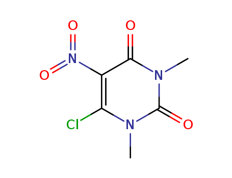 2,4(1H,3H)-Pyrimidinedione,6-chloro-1,3-dimethyl-5-nitro-