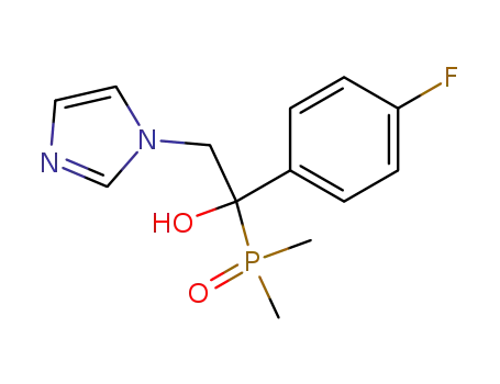 1-(4-Fluorphenyl)-1-hydroxy-2-(imidazol-1-yl)ethyl-dimethyloxophosphoran
