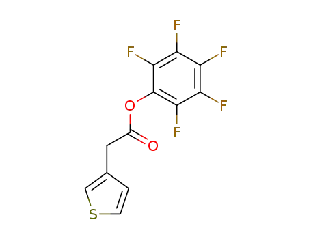 Pentafluorophenyl (thiophen-3-yl)ethanoate