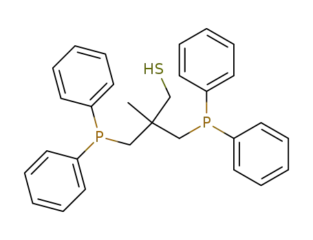 3-diphenylphosphanyl-2-diphenylphosphanylmethyl-2-methyl-1-propanethiol