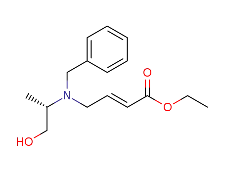 ethyl (S)-(+)-5-benzyl-7-hydroxy-6-methyl-5-aza-2-heptenoate