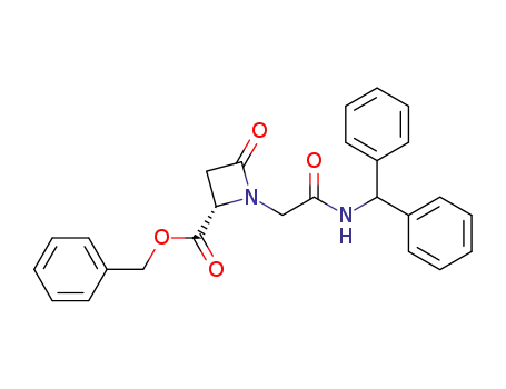 4-benzyloxycarbonyl-1-<(N-diphenylmethylcarbamoyl)methyl>azetidin-2-one