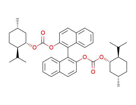 Carbonic acid (1S,2R,5S)-2-isopropyl-5-methyl-cyclohexyl ester 2'-((1S,2R,5S)-2-isopropyl-5-methyl-cyclohexyloxycarbonyloxy)-[1,1']binaphthalenyl-2-yl ester