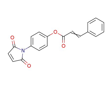 3-phenylacrylic acid 4-(2,5-dioxo-2,5-dihydropyrrole-1-yl)-phenyl ester