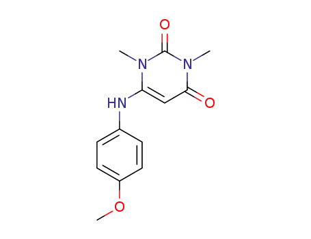 6-p-Methoxyphenylamino-1,3-dimethyluracil