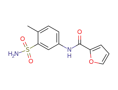 Furan-2-carboxylic acid (4-methyl-3-sulfamoyl-phenyl)-amide