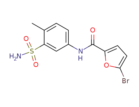 5-Bromo-furan-2-carboxylic acid (4-methyl-3-sulfamoyl-phenyl)-amide