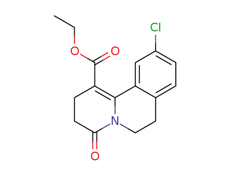 10-Chloro-4-oxo-3,4,6,7-tetrahydro-2H-pyrido[2,1-a]isoquinoline-1-carboxylic acid ethyl ester