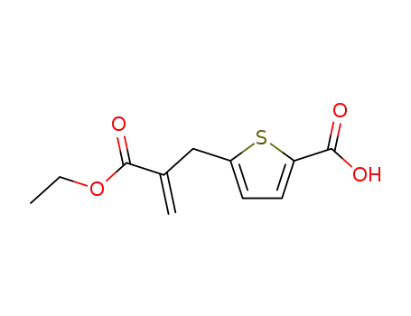 5-[2-(ethoxycarbonyl)allyl]thiophene-2-carboxylic acid