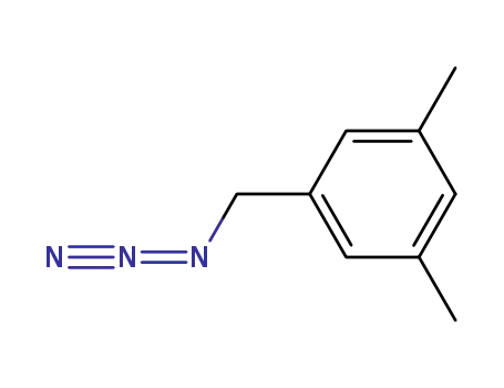 Molecular Structure of 222716-36-1 (Benzene, 1-(azidomethyl)-3,5-dimethyl-)