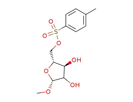 Toluene-4-sulfonic acid (2R,3S,5R)-3,4-dihydroxy-5-methoxy-tetrahydro-furan-2-ylmethyl ester